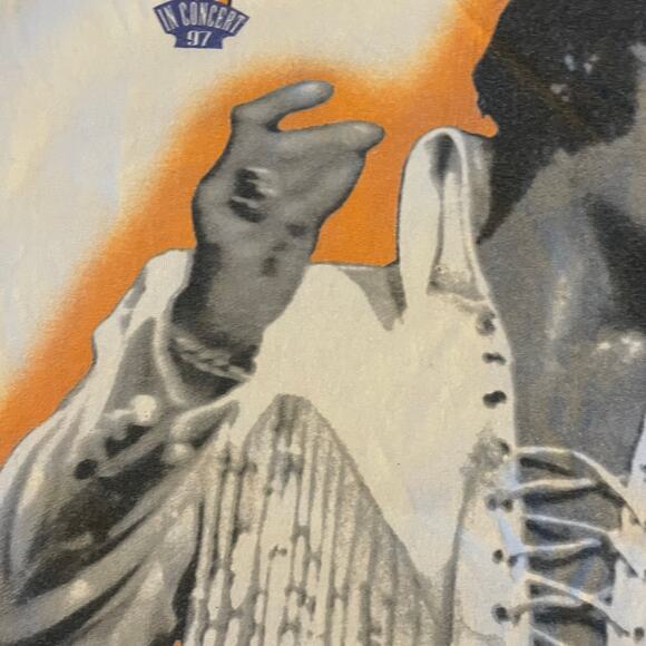 Vintage ELVIS PRESLEY 1997 T-Shirt Cronies White XL graceland hollywood casino - Picture 7 of 15